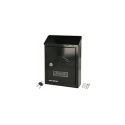 Cassetta postale per esterno residenza 205 x 300 x 70 mm. Nero