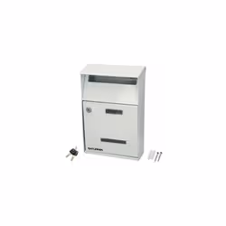 Cassetta postale esterna Country White 215 x 320 x 105 mm. Caratteristiche aggiuntive: Misure (Lunghezza/Altezza/Profondità): ...
