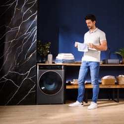 Cecotec - Lavatrice de a carica frontale in acciaio de 9 kg de capacità e 1400 giri/min, display 10,3' a colori, 11 programmi, motore inverter plus,