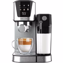Cecotec 00651, Macchina per espresso, 1 L, 1350 W, Nero, Acciaio inox