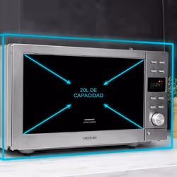 Cecotec 01399 forno a microonde Nero, Acciaio Microonde con grill Superficie piana 20 L 700 W - Vista aggiuntiva 8
