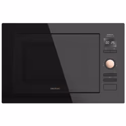 Cecotec 01402, Da incasso, Microonde con grill, 25 L, 900 W, Display incorporato, Pulsanti, Manopola