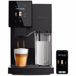 Macchina da caffè superautomatica compatta da 19 bar, display TFT, serbatoio del latte e sistema Thermoblock.