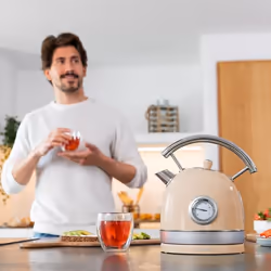 Cecotec ThermoSense 420 bollitore elettrico 1,8 L 2200 W Beige - Vista aggiuntiva 5