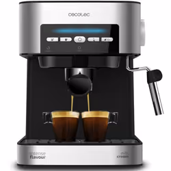 Cecotec Power Espresso 20 Matic, Macchina per espresso, 1,5 L, 850 W, Nero, Acciaio inox