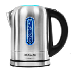 Cecotec ThermoSense 290 bollitore elettrico 1,7 L 2200 W Nero, Acciaio inox