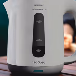 Cecotec ThermoSense 170 bollitore elettrico 1,7 L 2200 W Grigio, Bianco - Vista aggiuntiva 8