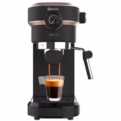 Cecotec Cafelizzia 890 Rose Pro, Macchina per espresso, 1,1 L, Caffè macinato, 1350 W, Nero, Acciaio inox