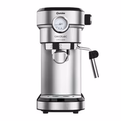 Cecotec Cafelizzia 790 Steel Pro, Macchina per espresso, 1,2 L, Caffè macinato, 1350 W, Acciaio inox