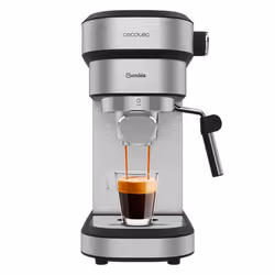 Cecotec 01646, Macchina per espresso, 1,2 L, Capsule caffè, 1350 W, Acciaio inox