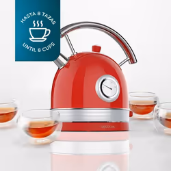 Cecotec Thermosense 420 bollitore elettrico 1,8 L 2200 W Cromo, Rosso - Vista aggiuntiva 4