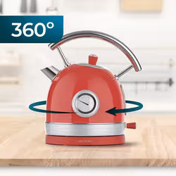 Cecotec Thermosense 420 bollitore elettrico 1,8 L 2200 W Cromo, Rosso - Vista aggiuntiva 7