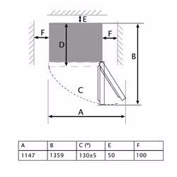 Cecotec 02071 frigorifero con congelatore Libera installazione 465 L E Bianco - Vista aggiuntiva 3
