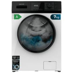 Cecotec Bolero Dresscode 7410 Inverter A lavatrice Caricamento frontale 7 kg 1200 Giri/min Nero, Bianco