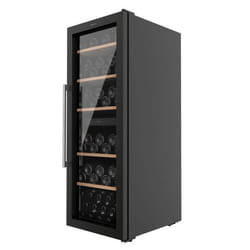 Cecotec 02299 cantina vino Cantinetta vino con compressore Libera installazione Nero 77 bottiglia/bottiglie