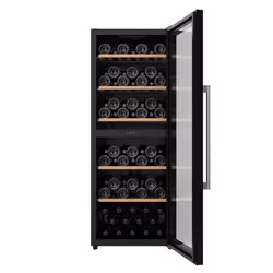 Cecotec 02299 cantina vino Cantinetta vino con compressore Libera installazione Nero 77 bottiglia/bottiglie