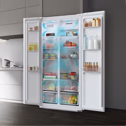 Cecotec 02437 frigorifero side-by-side Libera installazione 430 L E Bianco - Vista aggiuntiva 4