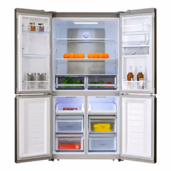 Cecotec Bolero CoolMarket 4D 564 Dark E frigorifero side-by-side Libera installazione 320 L Acciaio inox - Vista aggiuntiva 2