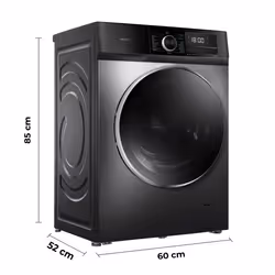 Cecotec Bolero DressCode 8500 Inverter Steel A lavatrice Caricamento frontale 8 kg 1400 Giri/min Grigio - Vista aggiuntiva 4