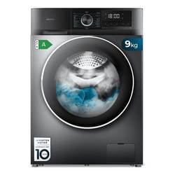 Cecotec Bolero DressCode 9500 lavatrice Caricamento frontale 9 kg 1400 Giri/min Nero, Acciaio inox