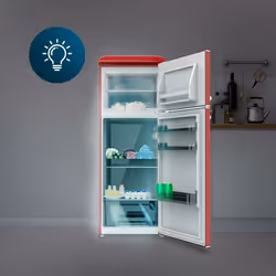 Cecotec 02751 frigorifero con congelatore Libera installazione 215 L E Rosso - Vista aggiuntiva 4