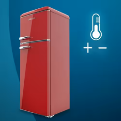Cecotec 02751 frigorifero con congelatore Libera installazione 215 L E Rosso - Vista aggiuntiva 7
