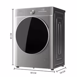 Cecotec 02787 lavatrice Caricamento frontale 10 kg 1400 Giri/min Acciaio