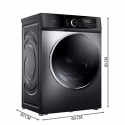 Cecotec Bolero Dresscode 7500 Inverter A lavatrice Caricamento frontale 7 kg 1400 Giri/min Grigio - Vista aggiuntiva 3