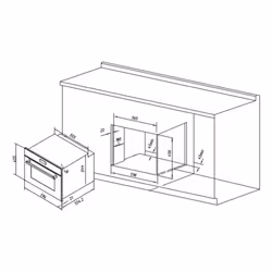 Cecotec 02824 forno 56 L 2600 W Nero, Acciaio inox - Vista aggiuntiva 5