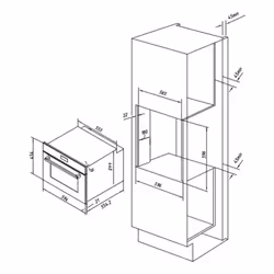 Cecotec 02824 forno 56 L 2600 W Nero, Acciaio inox - Vista aggiuntiva 6