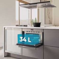 Cecotec Bolero Hexa MW703800 Glass Grey Grigio Microonde con grill Da incasso 34 L - Vista aggiuntiva 5