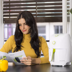 Cecotec Cecofry Compact Rapid White Singolo 1,5 L Indipendente 900 W Friggitrice ad aria calda Bianco - Vista aggiuntiva 5