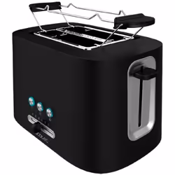 Cecotec 03179, 2 fetta/e, Nero, Plastica, Pulsanti, Livello, 980 W, 220 - 240 V