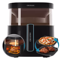 Cecotec 03292 friggitrice Singolo 6 L Indipendente 2200 W Friggitrice ad aria calda Nero - Vista aggiuntiva 4