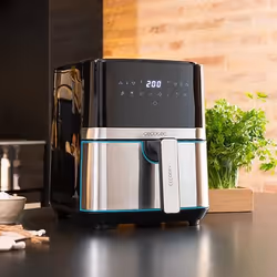Cecotec 03317 friggitrice Singolo 5,5 L Indipendente 1700 W Friggitrice ad aria calda Nero, Acciaio inox - Vista aggiuntiva 4