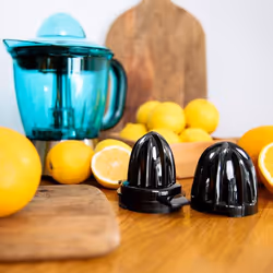 Cecotec 03351 spremiagrumi Estrattore di succo 40 W Nero, Blu, Acciaio inox - Vista aggiuntiva 5