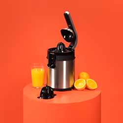 Cecotec Xqueeze RetroJuice 600 Steel Centrifuga spremiagrumi 600 W Nero, Metallico - Vista aggiuntiva 5