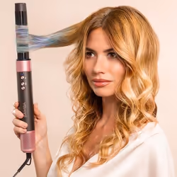 Cecotec CermicCare AirGlam Multistyler Caldo Nero, Oro rosa 1400 W 1,8 m - Vista aggiuntiva 4