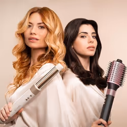 Cecotec CermicCare AirGlam Multistyler Caldo Nero, Oro rosa 1400 W 1,8 m - Vista aggiuntiva 5