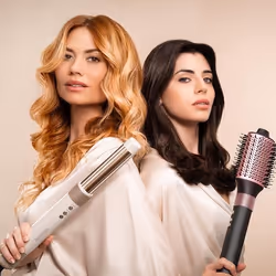 Cecotec CeramicCare AirGlam Multistyler Caldo Champagne, Bianco 1400 W 1,8 m - Vista aggiuntiva 5