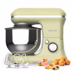 Cecotec 03900, Sbattitore con base, Verde, Sbattitura, Impasto, Miscelatura, Stirring, 5 L, Manopola, Acciaio inox