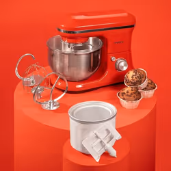 Cecotec Cecomixer Merengue 5L 1200 Sbattitore con base 1200 W Rosso - Vista aggiuntiva 4