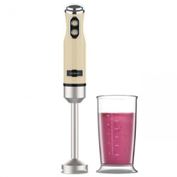 Cecotec - Frullatore a mano Power RetroYellow 1200MAX