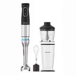 Cecotec 03976, Frullatore ad immersione, 1500 W, Nero, Acciaio inox
