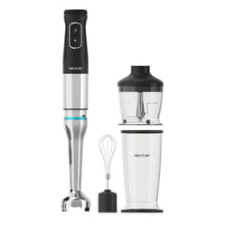 Cecotec 03976 frullatore Frullatore ad immersione 1500 W Nero, Acciaio inox