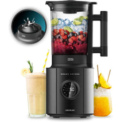 Cecotec - Blender de Vaso Grand Katana 2700MAX Total Destroy Screen b. Potenza massima 2700W, Display digitale, Lama de 8 lame con Rivestimento in