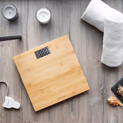 Cecotec Surface Precision 9300 Healthy Quadrato Bamboo Bilancia pesapersone elettronica