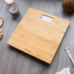 Cecotec Surface Precision 9300 Healthy Quadrato Bamboo Bilancia pesapersone elettronica