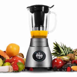 Cecotec Power Black Titanium 1800, Frullatore da tavolo, Tritaghiaccio, 1800 W, Nero, Acciaio inox