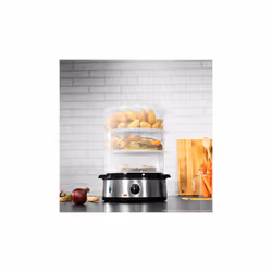 Cecotec Vapovita 3000 Inox pentola a vapore Libera installazione 800 W Nero, Acciaio inox, Trasparente - Vista aggiuntiva 5